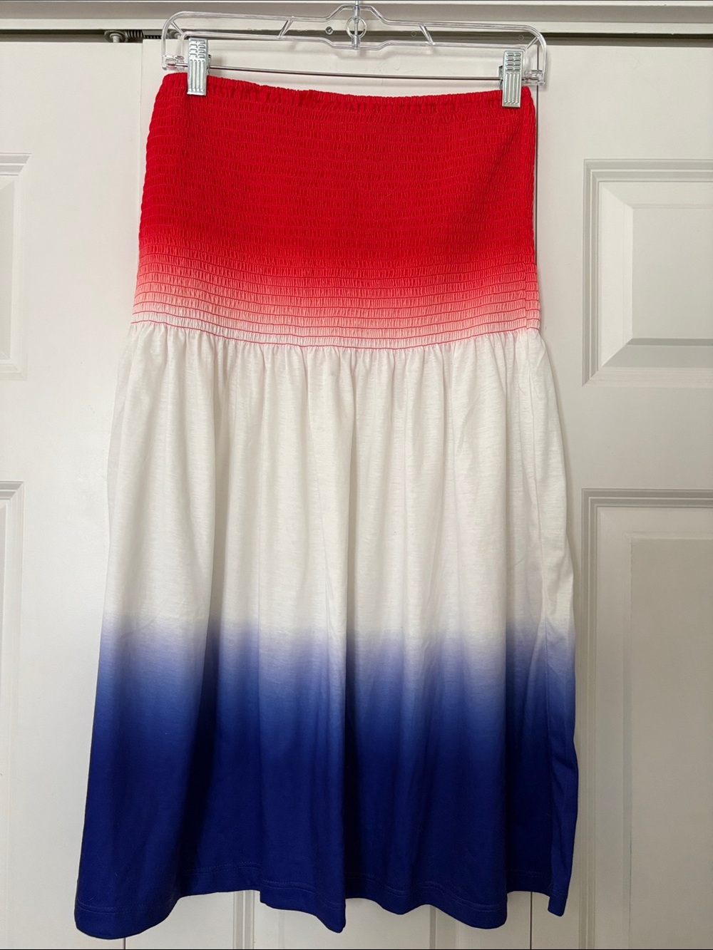 VENUS Red, White & Blue Ombre Coverup Skirt or Dress